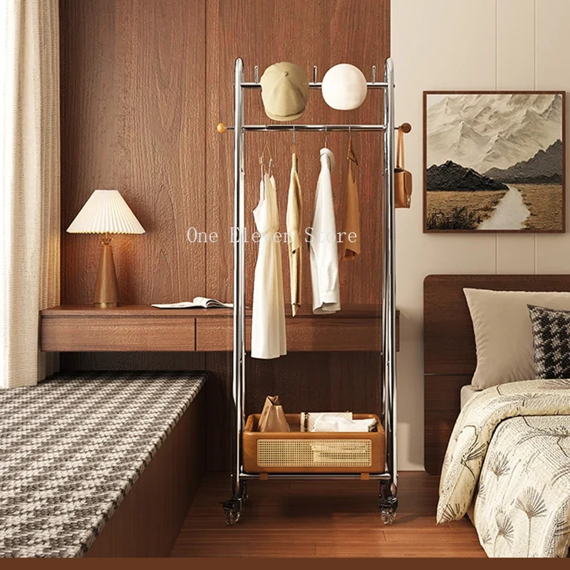 Wheels Open Wardrobe Coat Rack Stand Storage Room Hall Standing Coat Rack Headboards Burro Ropa Perchero Hallway Furniture