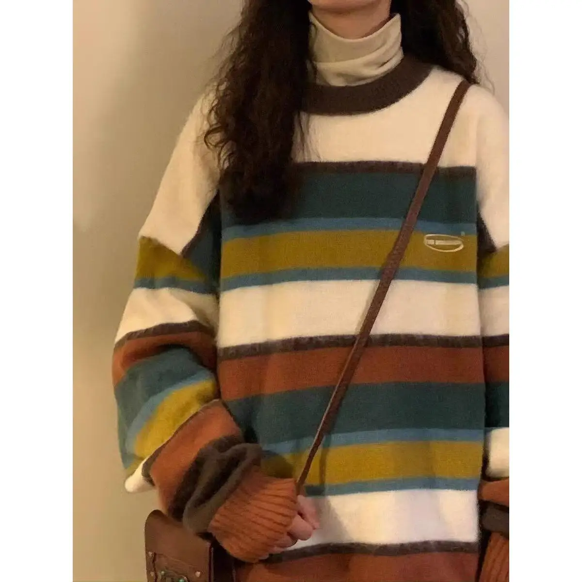 

Slim Fit round Ne Knitwear Men's Trendy Brand Sli Autumn Winter Base irt 2025 New Sle Men's Elely Tailored Top