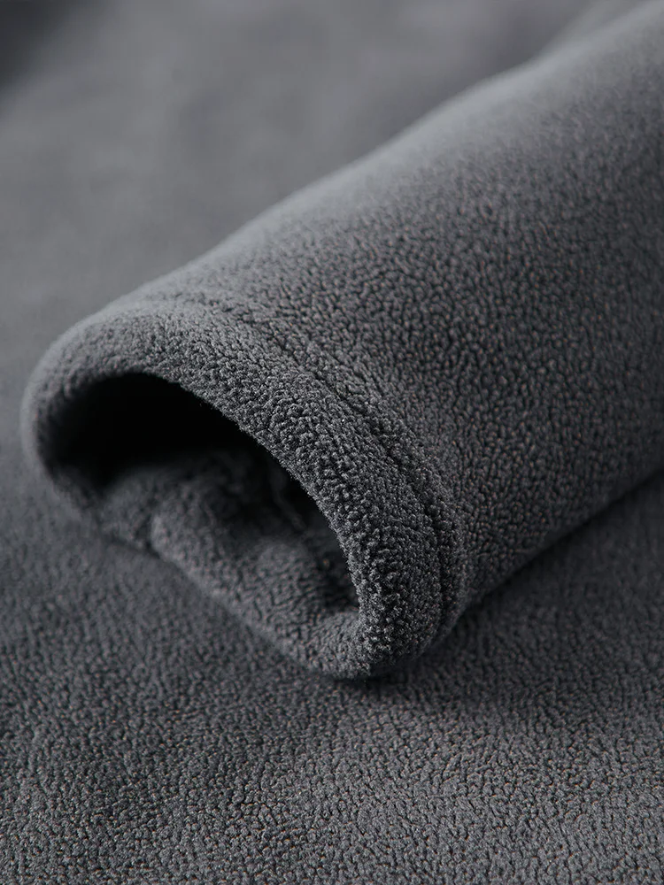 نصف رمادي داكن - بلوفر صوف بسحاب مع علم نرويجي وتطريز "نرويج الخارجية".