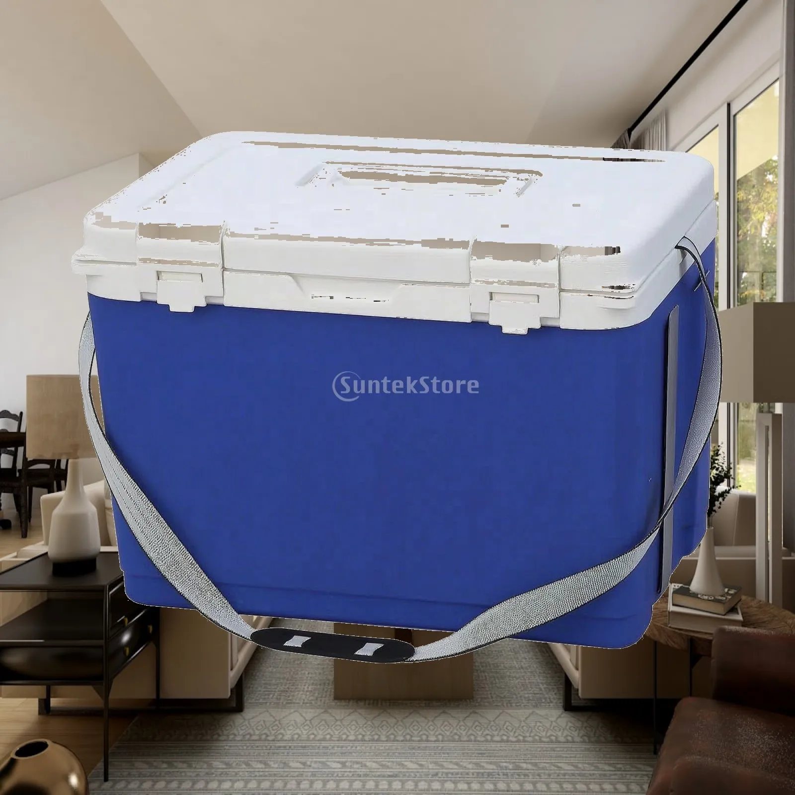 Rigid Polystyrene Insulated Cooler for Hot Food Carry and Cold Beverage Storage Outdoors