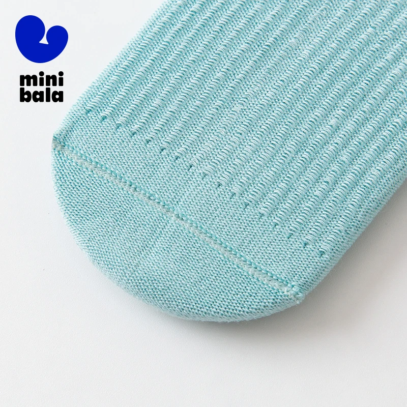 Mini Bala Unisex Kinder Frühlingsversion Baumwolle-elastische und atmungsaktive Socken Babysocken mit niedlichem Design