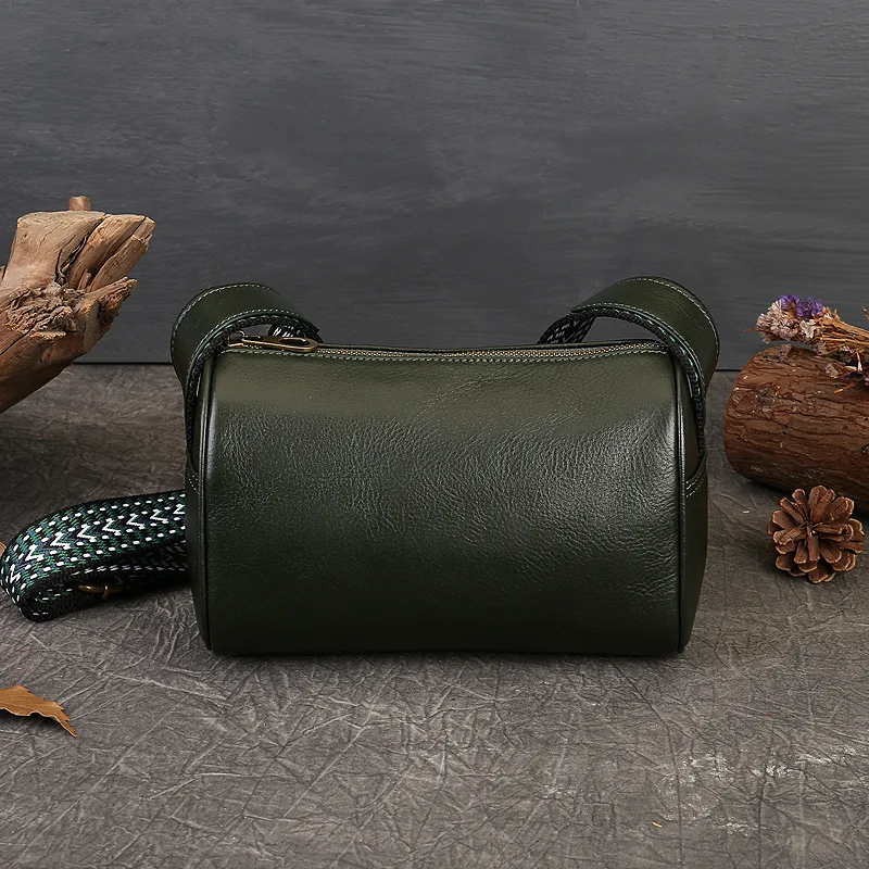 Vintage Crossbody Bag for Women Premium Genuine Leather Adjustable Strap Everyday Soft Slouchy Convertible Luxury Shoulder Bag