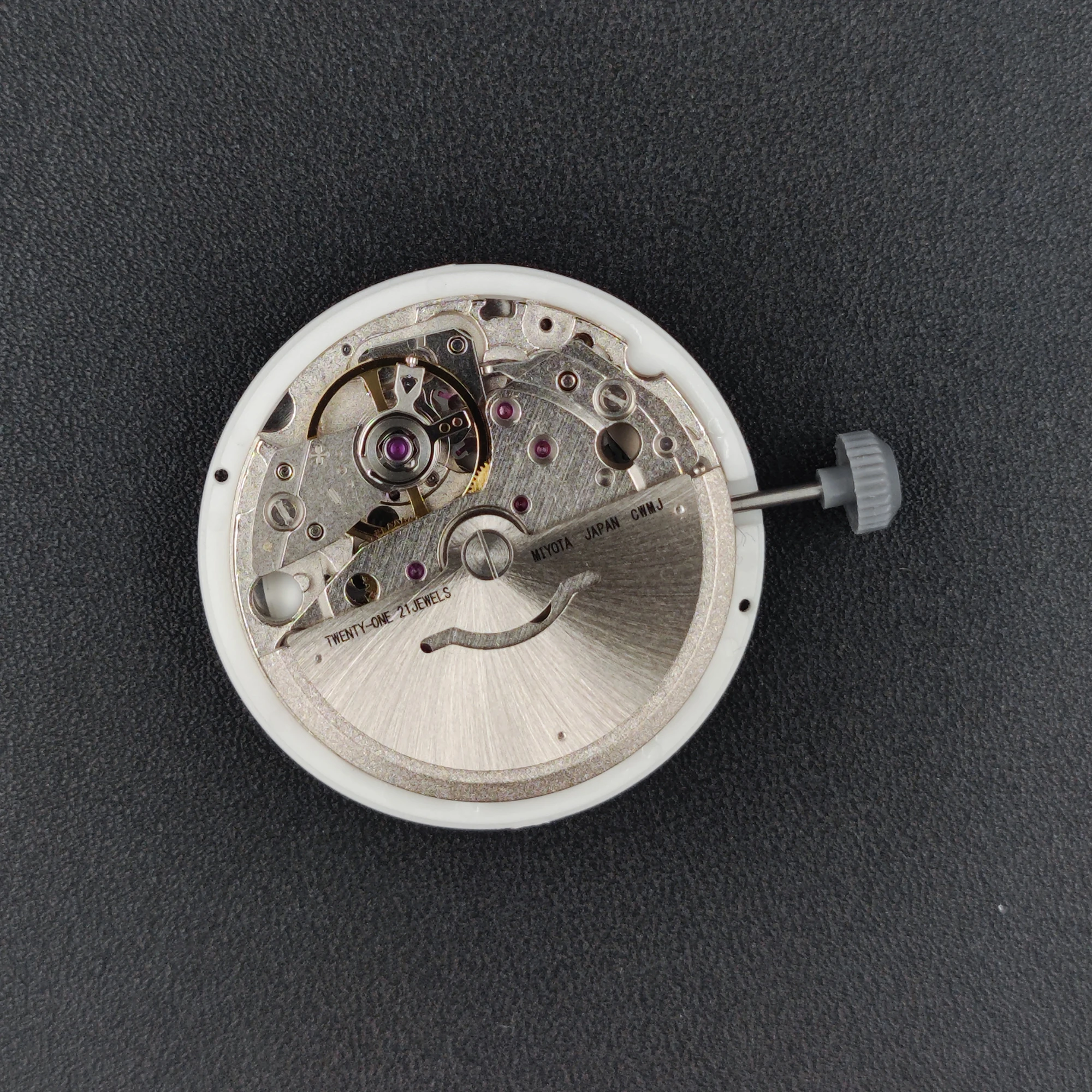 Miyota 8285 movimiento mecánico automático versión árabe fecha semana disco 21 joyas alta precisión mecanismo de cuerda automática 8285 nuevo