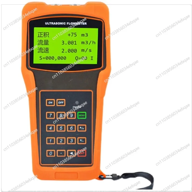 

For Handheld Ultrasonic Flowmeter Portable External Sticker Type Liquid Water Pipeline Wall Fire Inspection