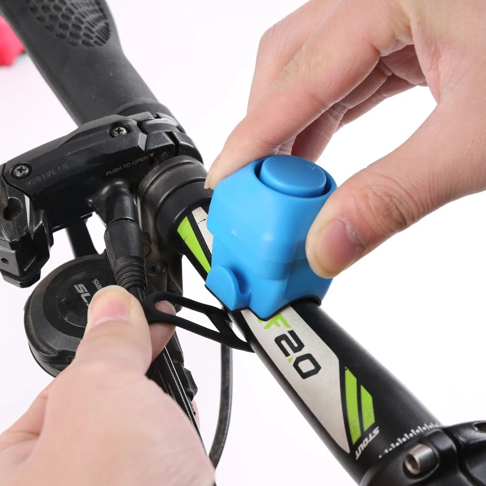 Bike Electronic Loud Horn 130 db Warning Safety Electric Bell Police Siren Bicycle Handlebar Alarm Ring Bell Cycling Scooter