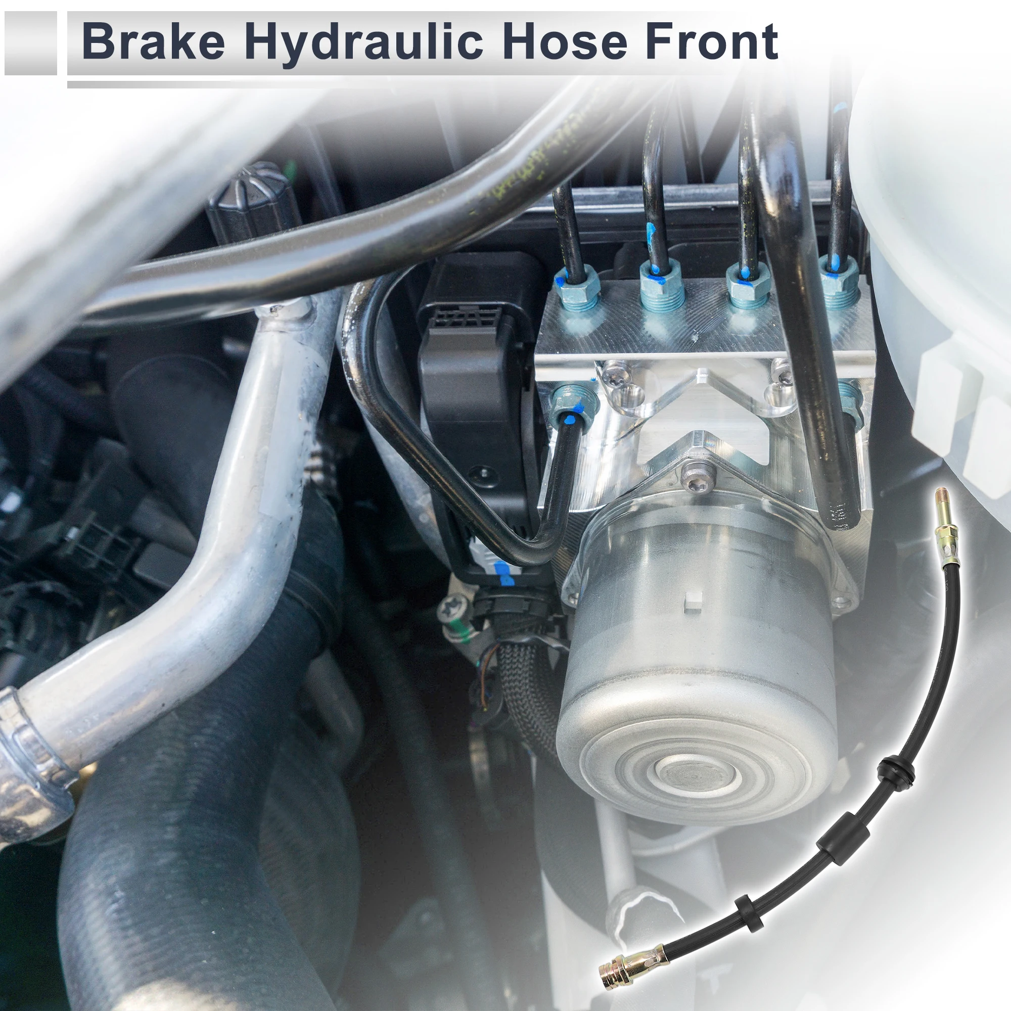 

UXCELL 1 Pc Front Brake Hose for Ford Focus 2005-2011 Brake Hydraulic Hose No.10092772