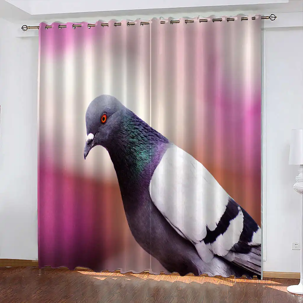 

Голубь попугай Орел 3D печать бытовые шторы птица затемняющие шторы для гостиной занавески для гостиной