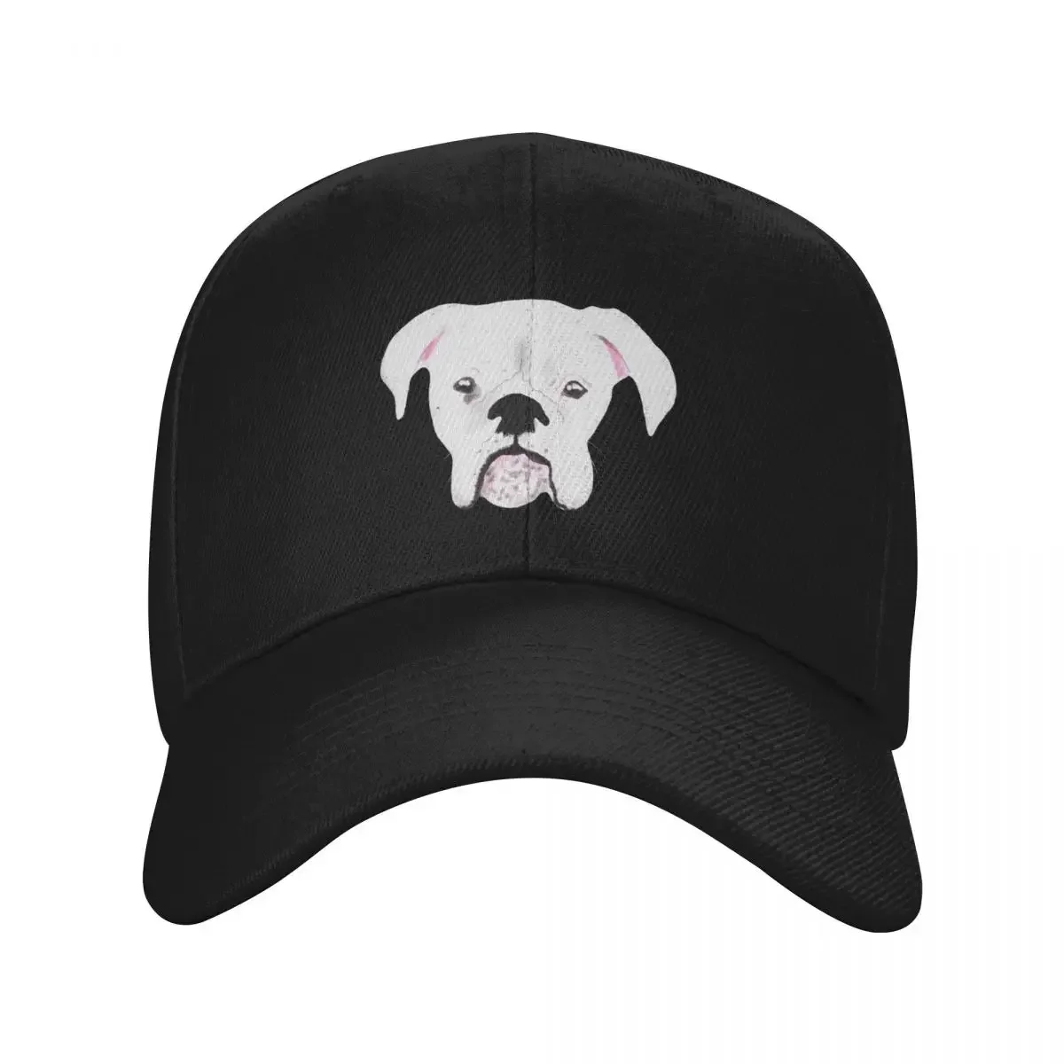 WHITE BOXER DOG PUPPY POLLY Baseball Cap luxury caps funny hat custom Hat Unique hats Women's Hats 2025 Men's