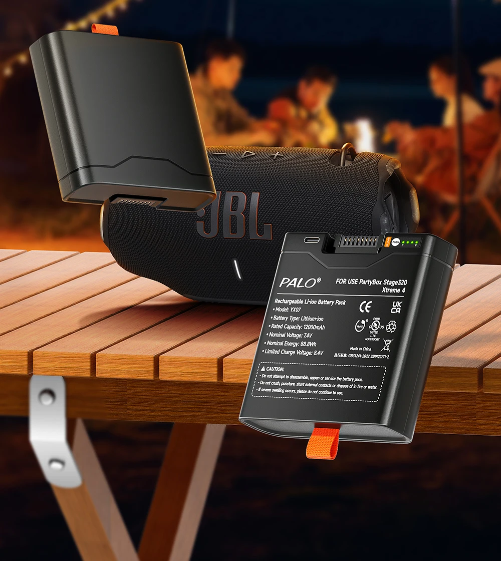 12000mAh Lautsprecher-Akku für JBL Xtreme 4, Akku für JBL PartyBox Stage 320, Hochleistungsakku mit TYPE-C-Ladefunktion – Detail 3