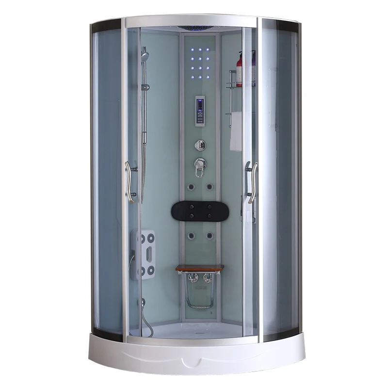 

Arc fan shower room Integral bathroom Integrated closed dry and wet separation bath room Tempered glass shower room