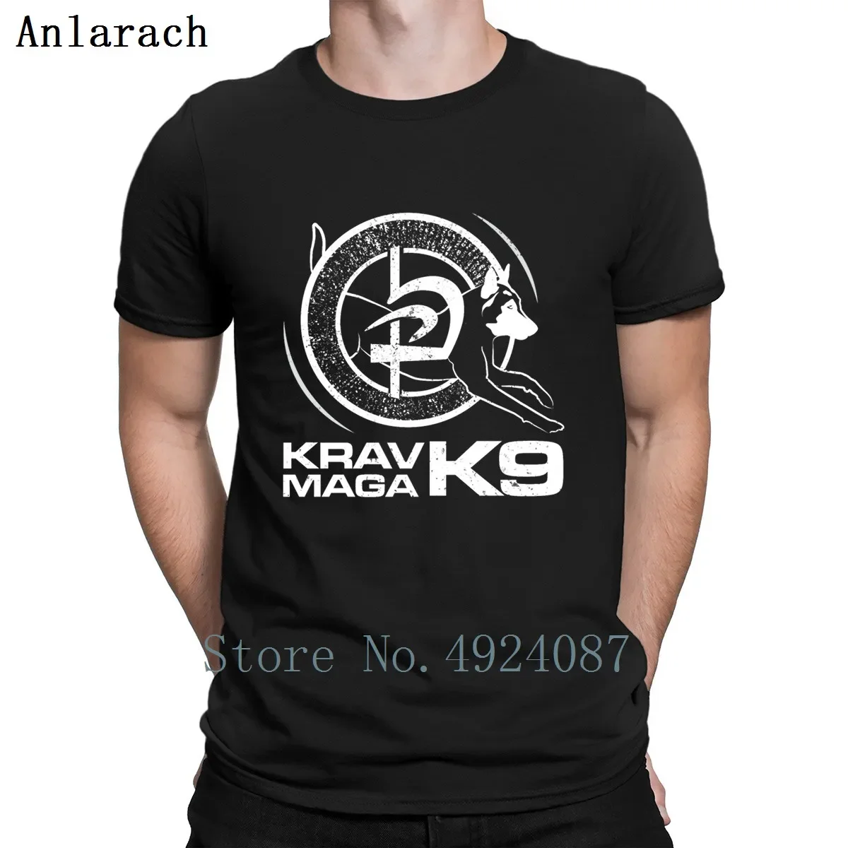 Israel Krav Maga K9 T Shirt Slogan Personality Tops Men's Men's T Shirts Summer Style Cotton Breathable Loose