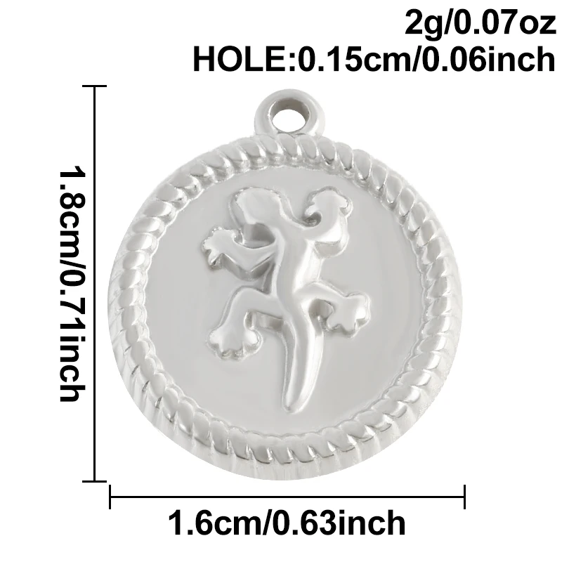 5pcs Silver Color Mutlistyle Cross Bee Grenade Charm Stainless Steel Pendants For Jewelry Making Bracelets Necklace DIY Findings view 5