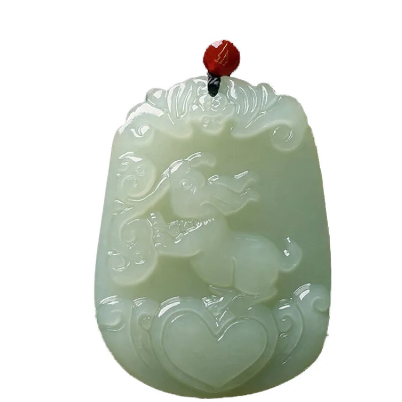 Xinjiang Hetian Jade Zodiac Pendant White Jade Rat Ox Tiger Guardian God Jade Pendant Birth Buddha Jade