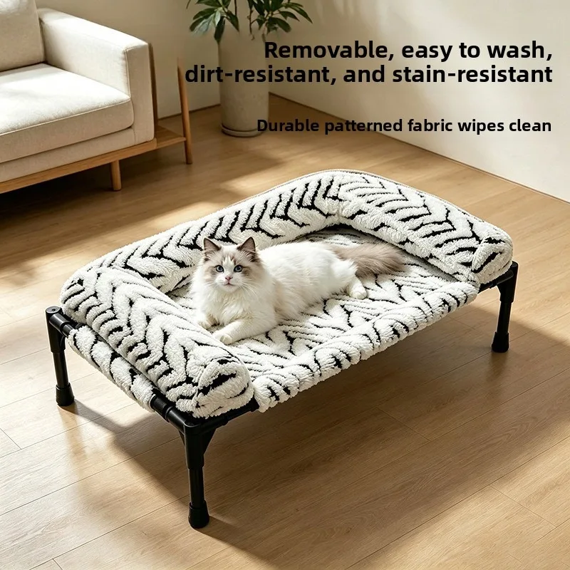 Outdoor Home Use Elevated Dog Bed All Season Durable Carry Moisture Proof Non-Sli Large Small Dogs Cat Bed Pet Accessories