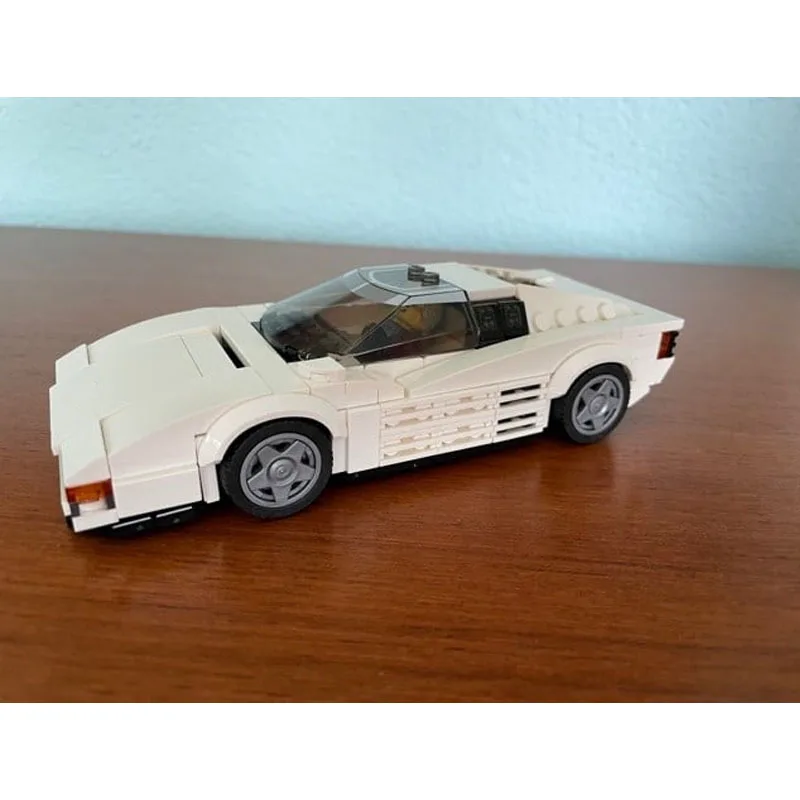 

MOC-79304 Маленькая классическая модель спортивного автомобиля, гоночный строительный блок, 325 деталей, игрушка в подарок на день рождения для мальчиков и детей