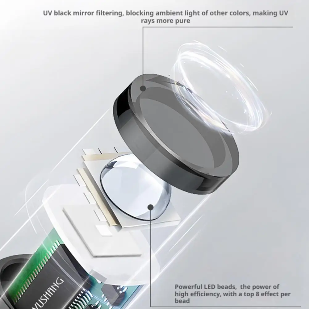 Portátil mini lâmpada led do prego recarregável mini uv lâmpada led para unhas gel seco sem fio resina cura luz uv mini secador de unhas