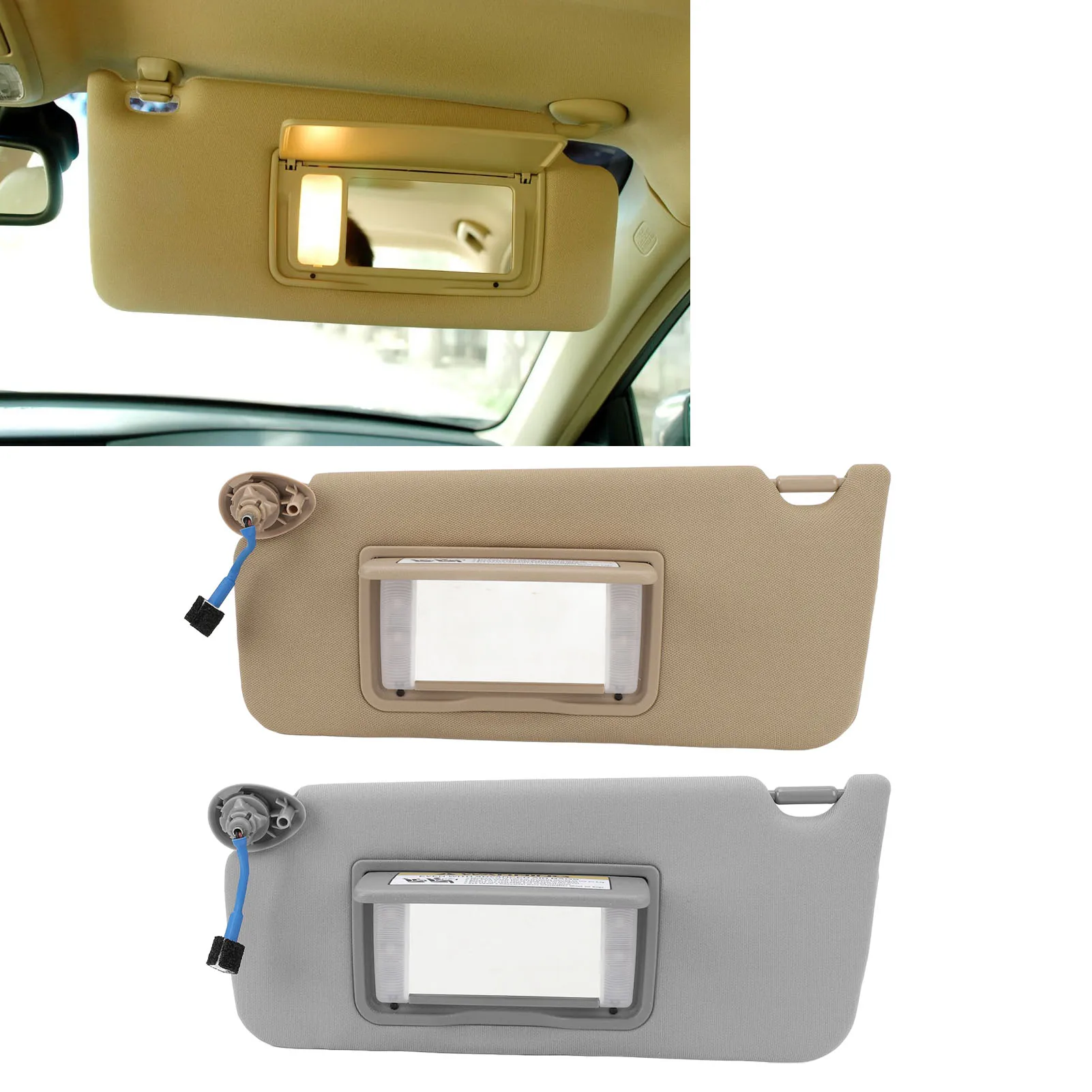 

Driver Side Sun Visor Effective Sun Driving Elegant 83280 TA5 A51ZA for 2008 to 2012 Sun Shielding Visor