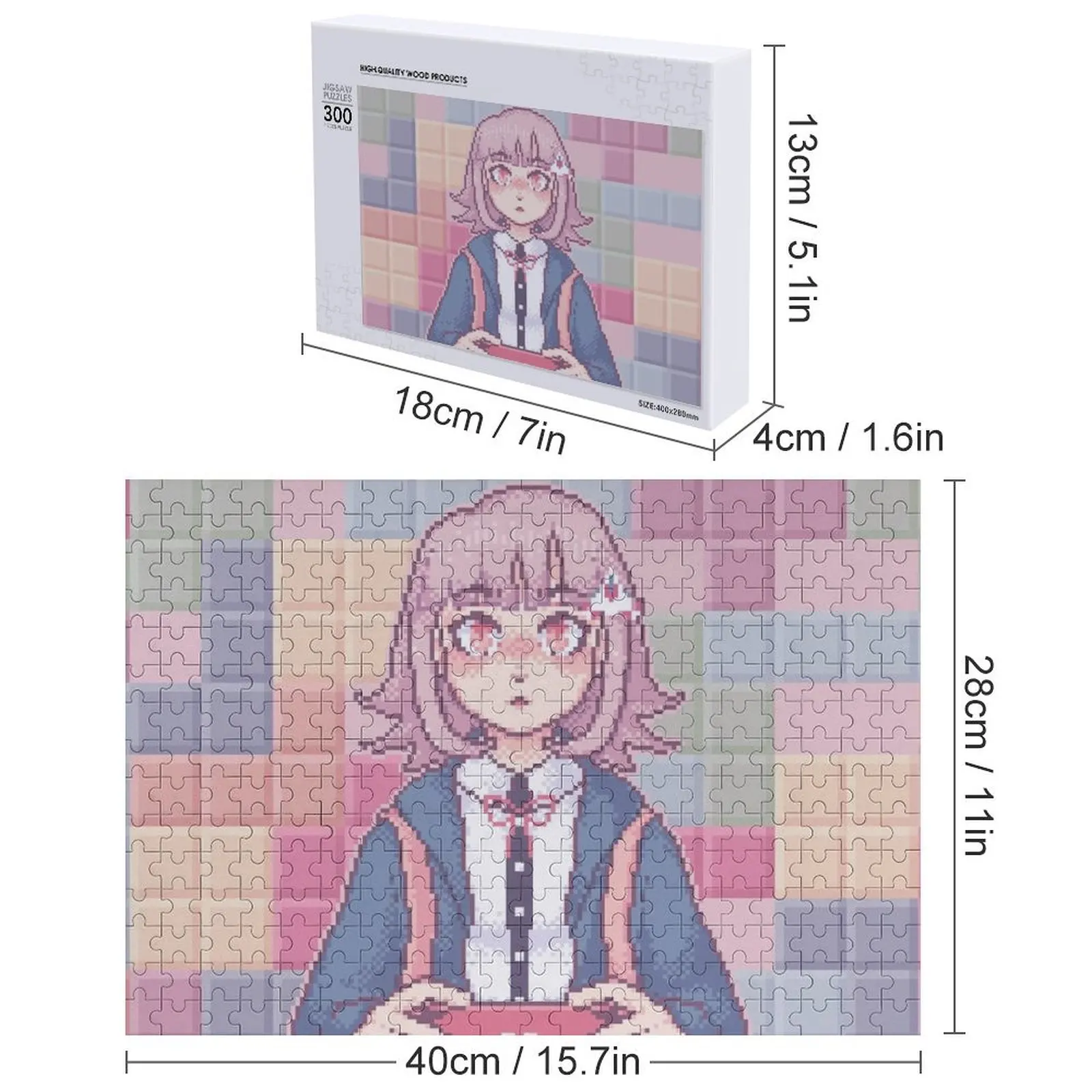 Gamer ultime : Chiaki Nanami Puzzle Photo personnalisée Cadeau Photo Cadeaux personnalisés Puzzle personnalisé