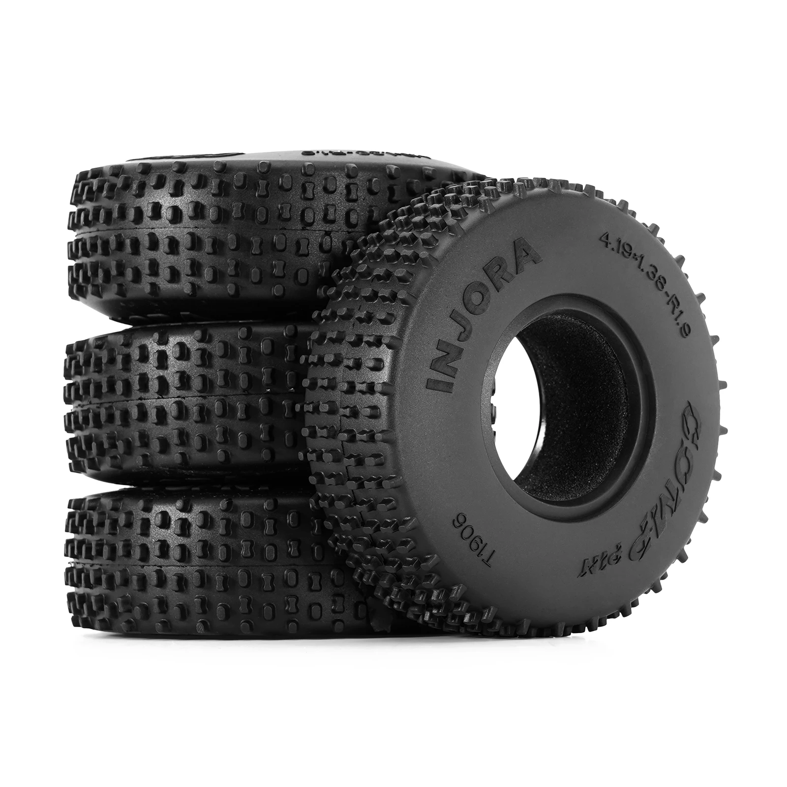 

1.9" Comp Pins Tire 4PCS for 1/10 RC Crawler Rock Buggy TRX4 SCX10 Pro Capra Gen8 VS4-10 (T1906)