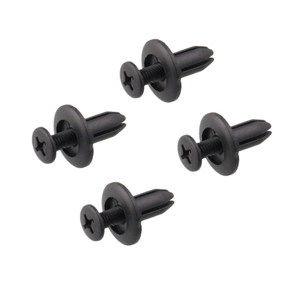 120 X 6Mm Car Plastic Rivets Hole Dia Fastener Bumper Push Pin Clips