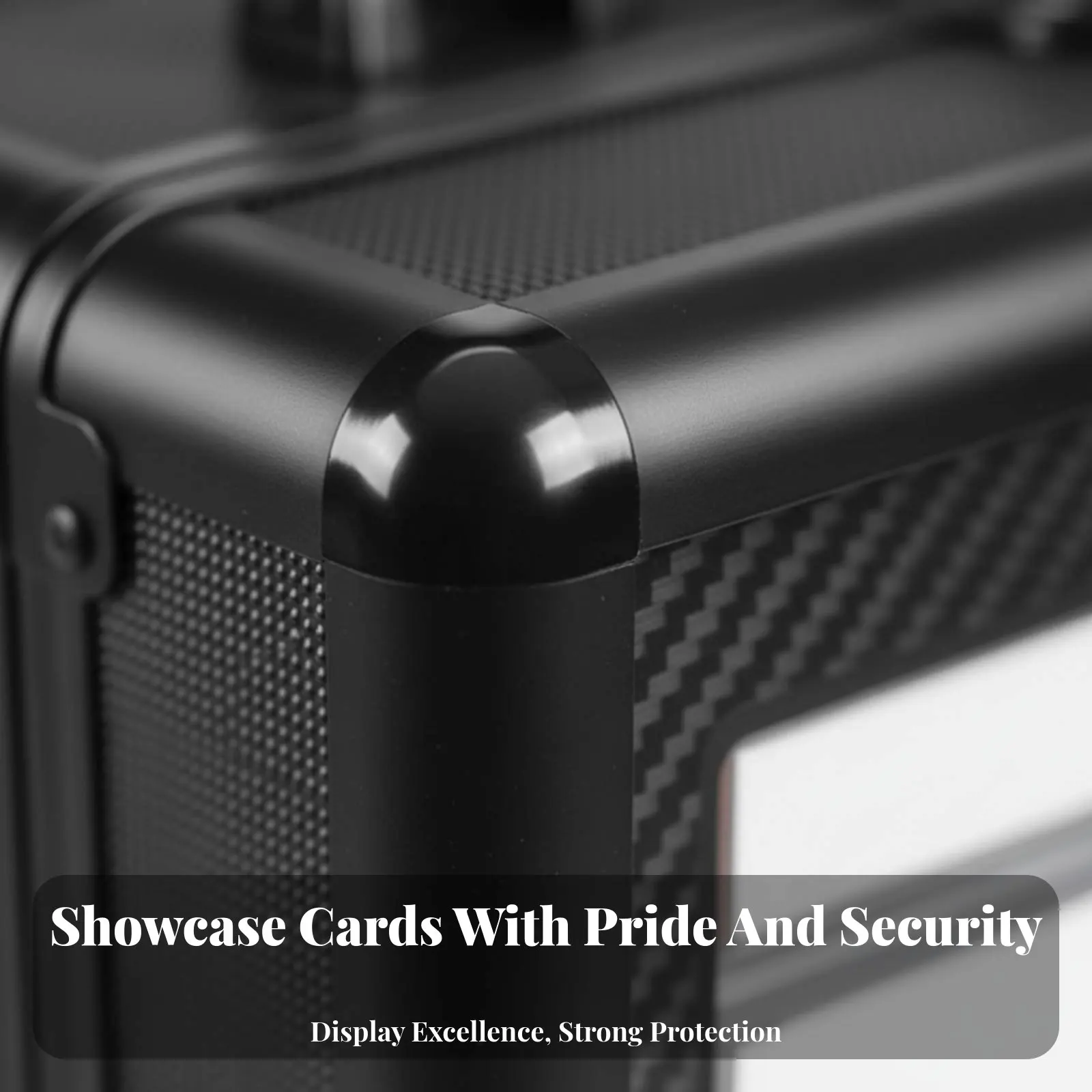 PSA Card Display Box Portable with Handle Graded Card Storage Box PSA Slab Case Dustproof Shockproof for Travel
