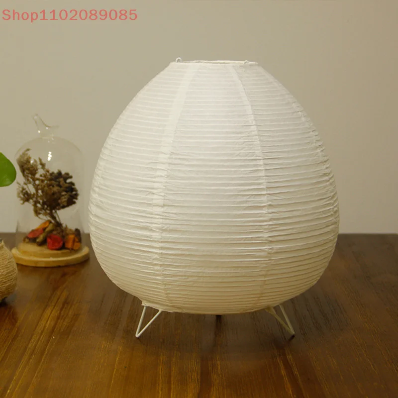 Japanese Lantern Led Table Lamp Living Room Bedroom Bedside Rice Paper Lights Study Homestay Art Creative Decor Table Lights