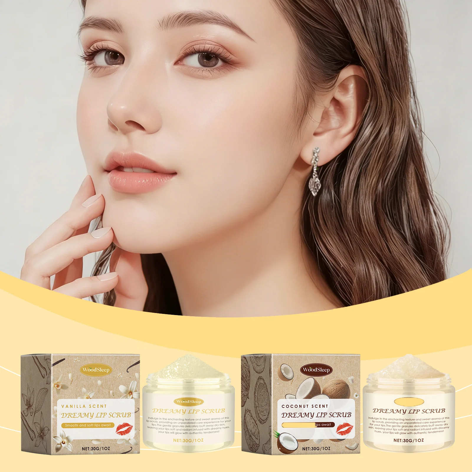 3 In1 Lip Scrub Mask Exfoliating Repairing Lighten Dry Cracked Lines Brighten Moisturizing Nourishing Beauty Plump Lip Treatment