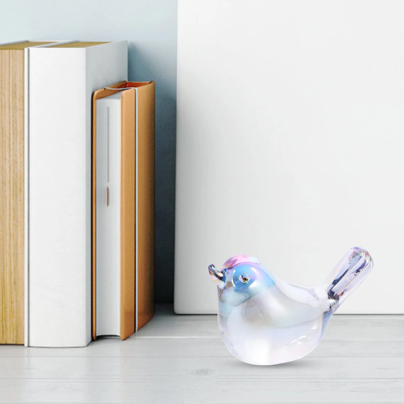 

Small Crystal Bird Ornament Lovely Detailed Animal Statue for Room Decor Table Display Gift for Bird Lovers Sparkling Craft