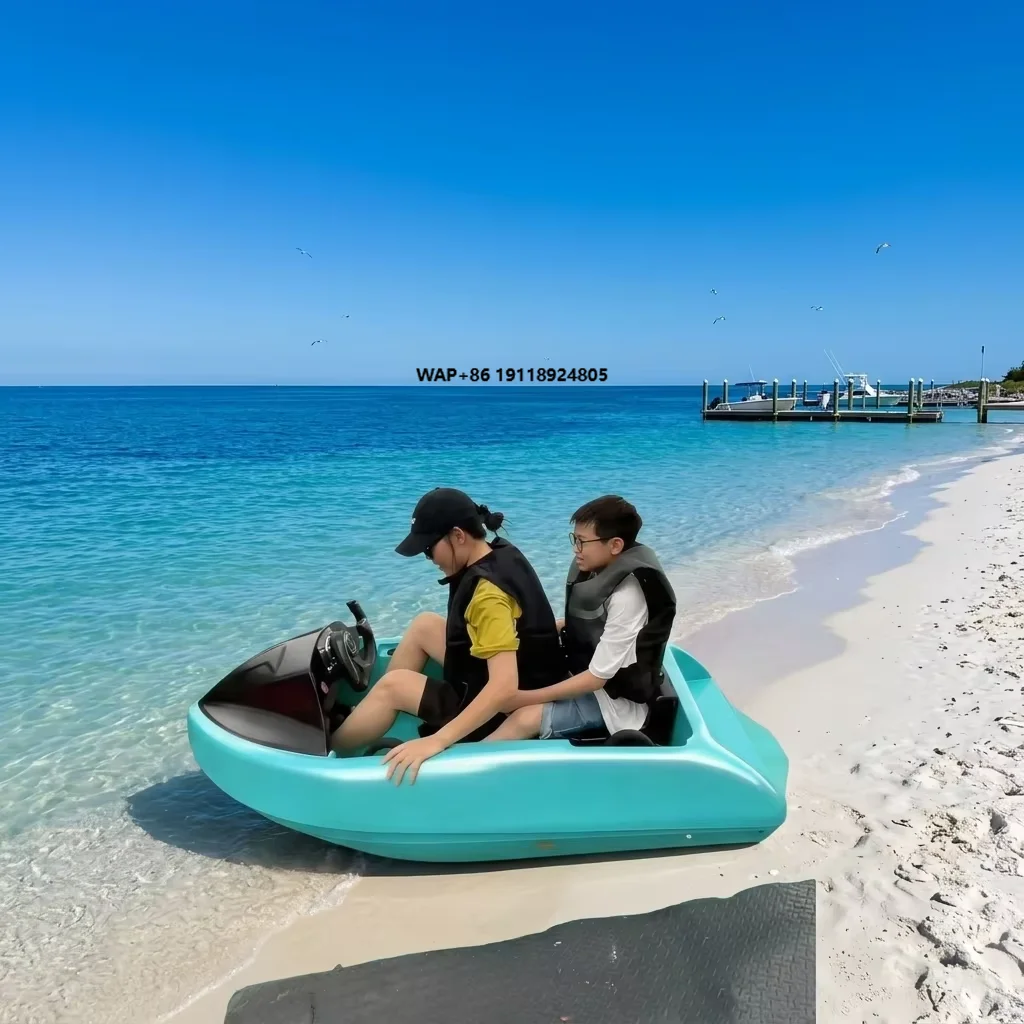 CE Certified High Quality Fiberglass Hull Rib Inflatable Jet Ski Boat with 2 Stroke Engine