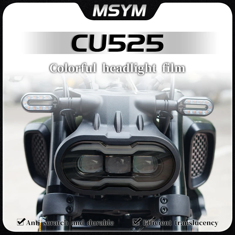 

Motorcycle Headlights taillights instrument panels transparent protective stickers accessories For VOGE CU525 CU 525 cu525