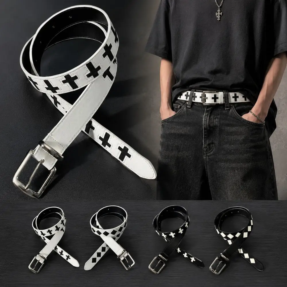 cinto-punk-preto-e-branco-para-mulheres-e-homens-cinto-de-couro-pu-y2k-retro-com-fivela-de-pino-cinto-hip-hop-com-padrao-cruzado-cinto-streetwear-para-jeans