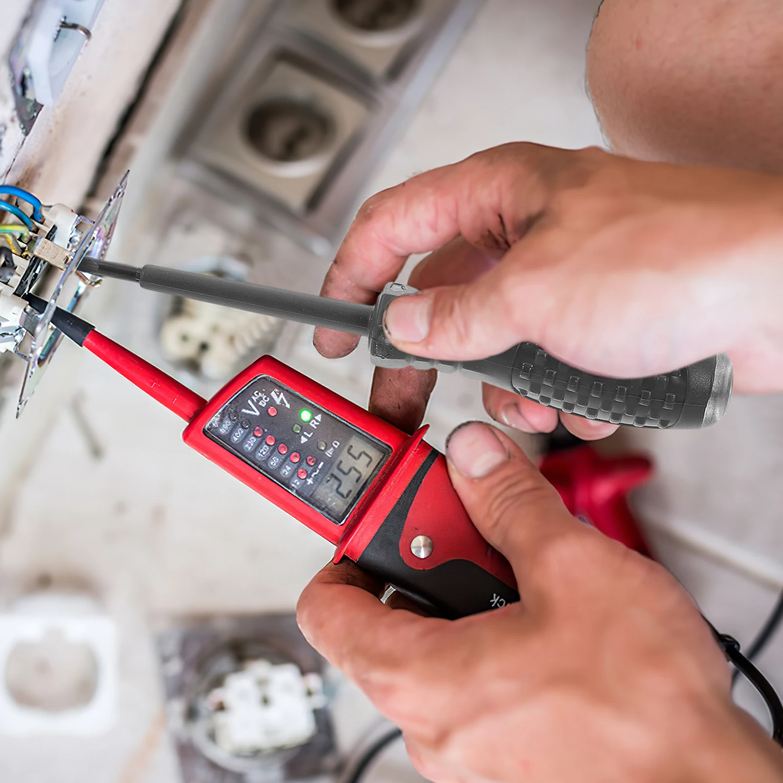 

Electrician Tester Screwdriver Circuit Voltage Testers High Brightness Torque Light Automotive Tools Mechanics Electric Current