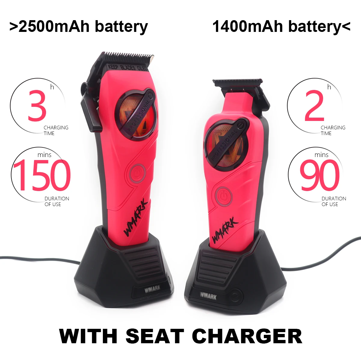 Hair Clippers Men Professional Kit with DLC Blade 10000RPM Professional Hair Cutting Machine Barber