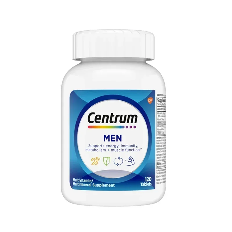 120 Capsules Centrum 120 Capsules, Men\'s Vitamin Mineral B Dietary Supplement with Lycopene