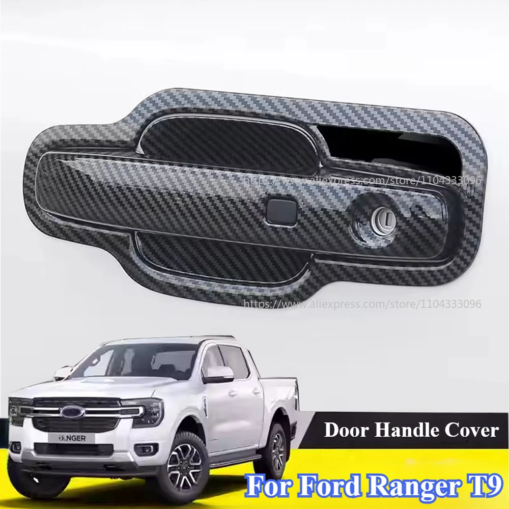 

For Ford Ranger T9 2023 2024+ Car Door Handle Cover Bowl Mat Tailgate Handle Protective Sticker For Ranger 2024 Accessories