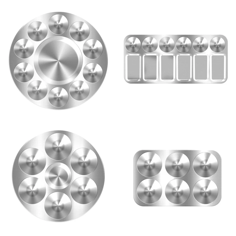 Paint Tray Palettes for Kids Metal Paint Pallet for Adults Acrylic Painting