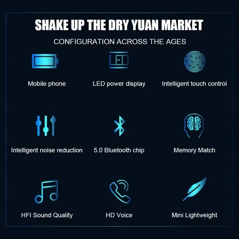 F9 TWS 블루투스 이어폰 무선 헤드폰 9D 스테레오 스포츠 방수 이어 버드 헤드셋 (게임 액세서리 용 마이크 포함)