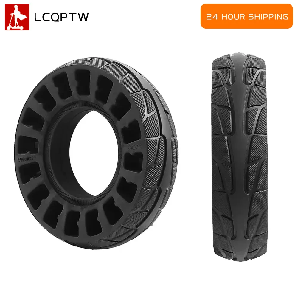 

200x50 8 Inch Special Square Hole Solid Tire for Elecric Scooter Non-pneumatic Non Slip Explosion-proof Tyres Repair Parts