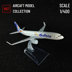 Dubai Airlines Replica Brinquedo Miniatura, Metal Diecast Avião Modelo, Boeing, Airbus Aircraft, 16cm, Escala 1:400