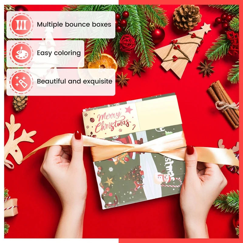 TOP Surprise Gift Box Explosion For Money Merry Christmas Explosion Gift Box, Christmas Surprise Box Gift Box For Money