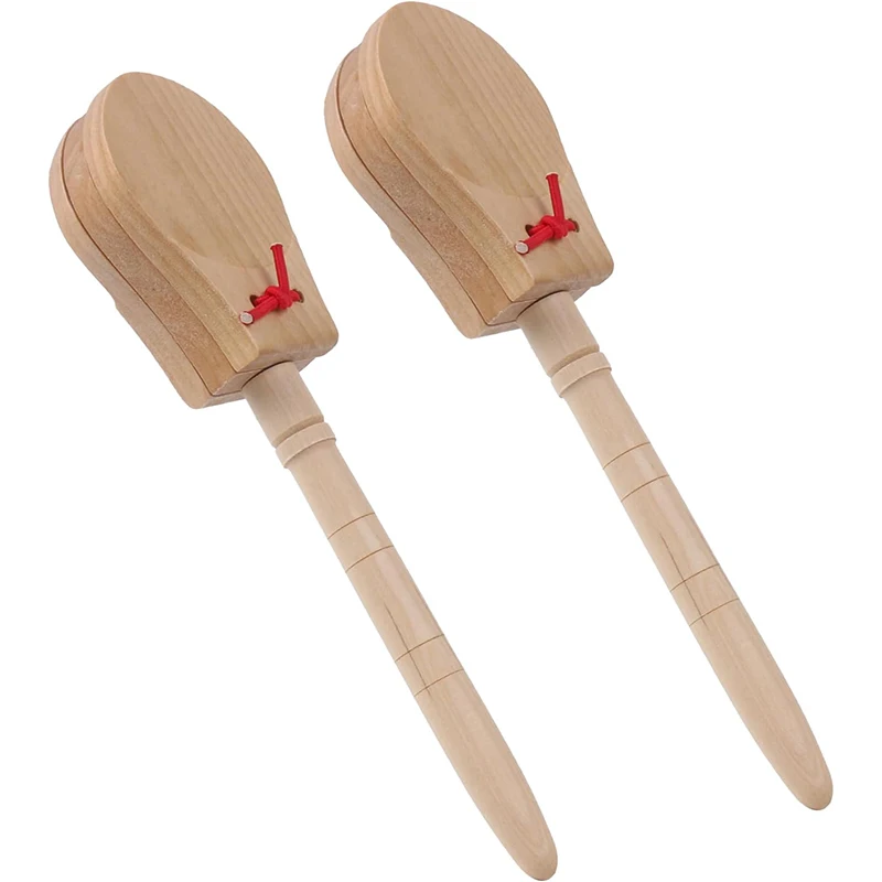 Castañuelas de Madera, Instrumentos Musicales de Percusión, Regalos Educativos para Niños y Niñas, Recuerdos para Fiestas de Cumpleaños