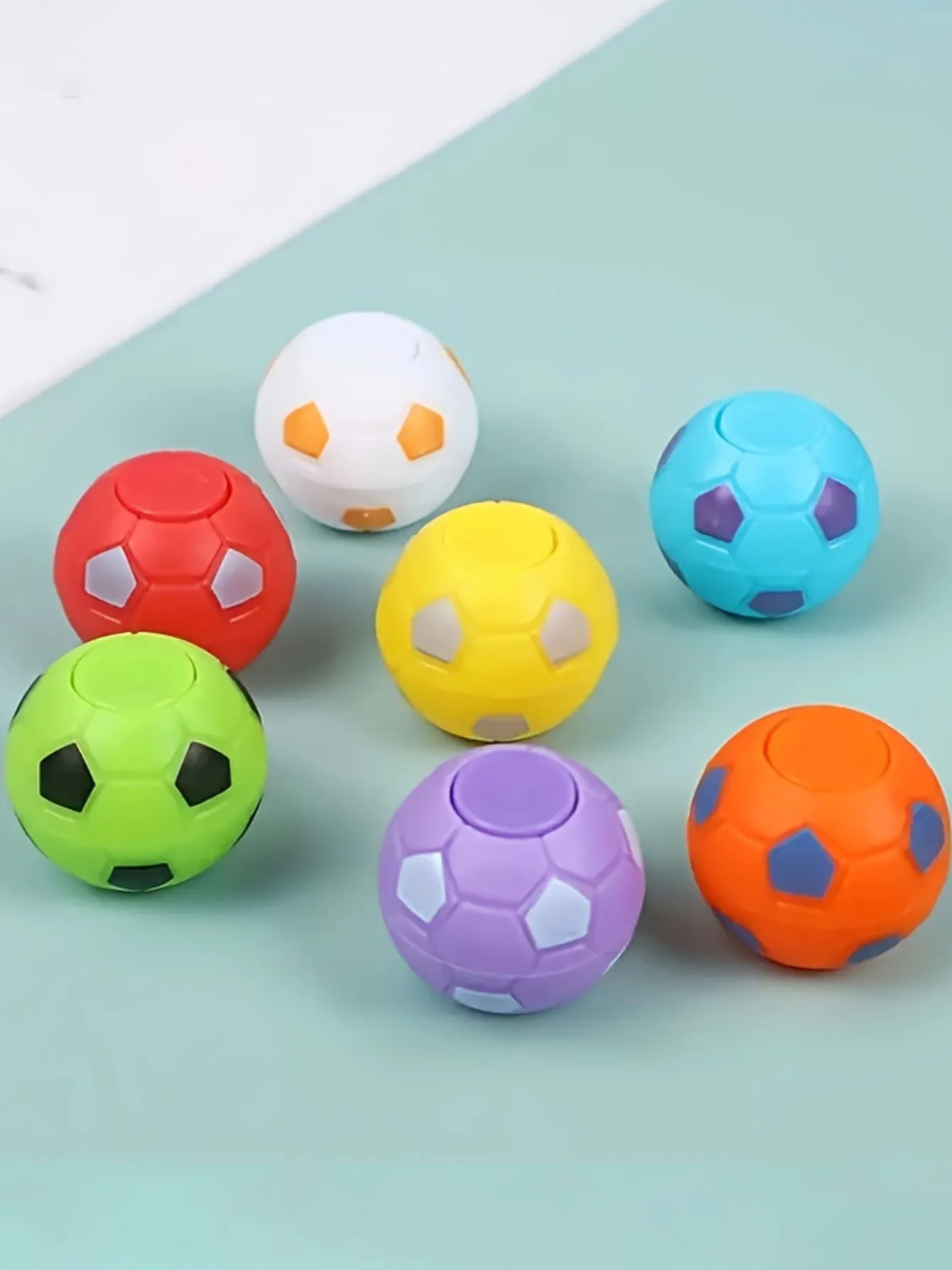 5/10/20個 ミニフィジェットスピナーフットボール、さまざまな色 - 教室での遊び、男性と女性への誕生日プレゼントに最適