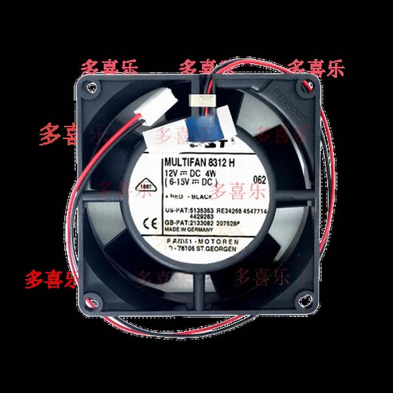 

ZMZM 1/шт. для 8312 H 8312H 8032 8 см 12 В 4 Вт Осевой охлаждающий вентилятор для оборудования