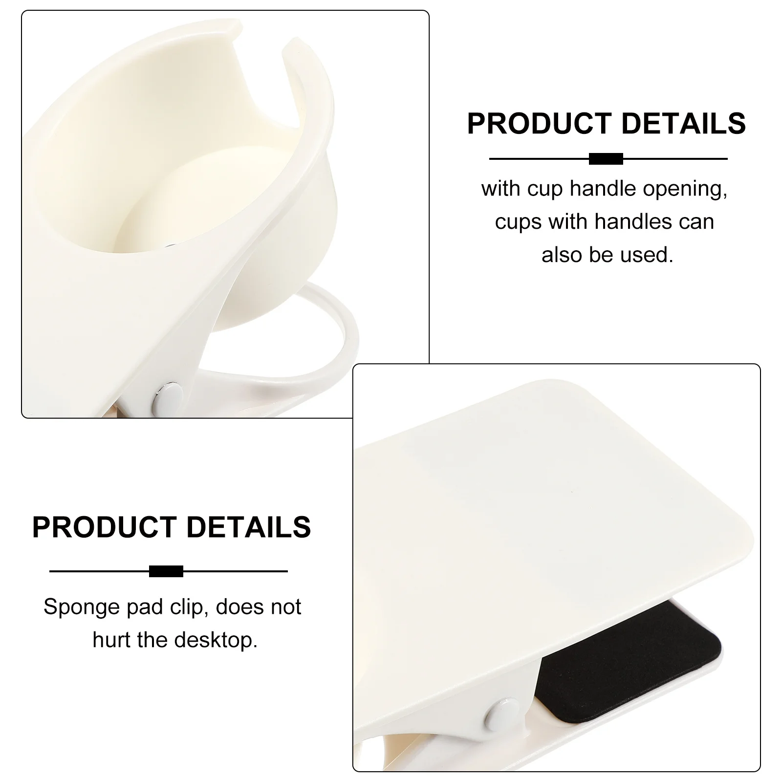 

1Pcs Drinking Cup Holder Clip Desk Side Fixor Office Car Table Bottle Stand No Drill Cup Holder Clip Table Bottle Stand