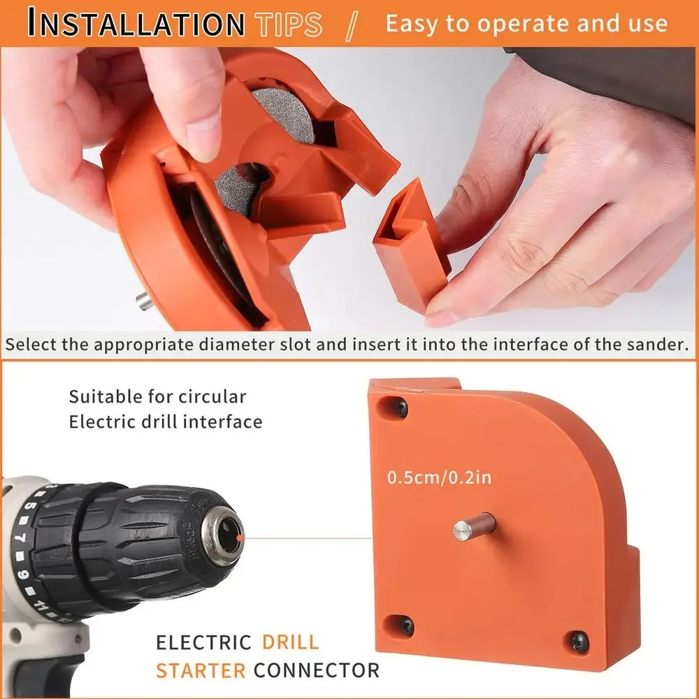 Smerigliatrice per punte da trapano multifunzionale Smerigliatrice per punte da trapano elettrica adatta a tutti gli strumenti di molatura di punte da trapano portatili