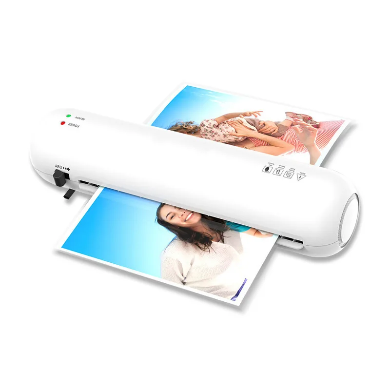 SL280 المنزل مكتب A4 المهنية آلة ختم البلاستيك الساخنة والباردة Lamming العالمي التسخين السريع صور وثيقة Laminat