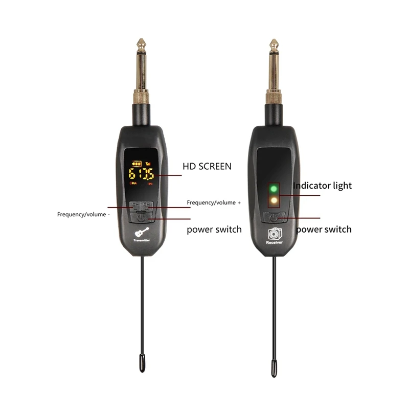 กีตาร์ไร้สายไฟฟ้า Blowpipe GD10 เสียงดิจิตอลเครื่องส่งสัญญาณ Stage Instrument การบันทึก, ทนทาน