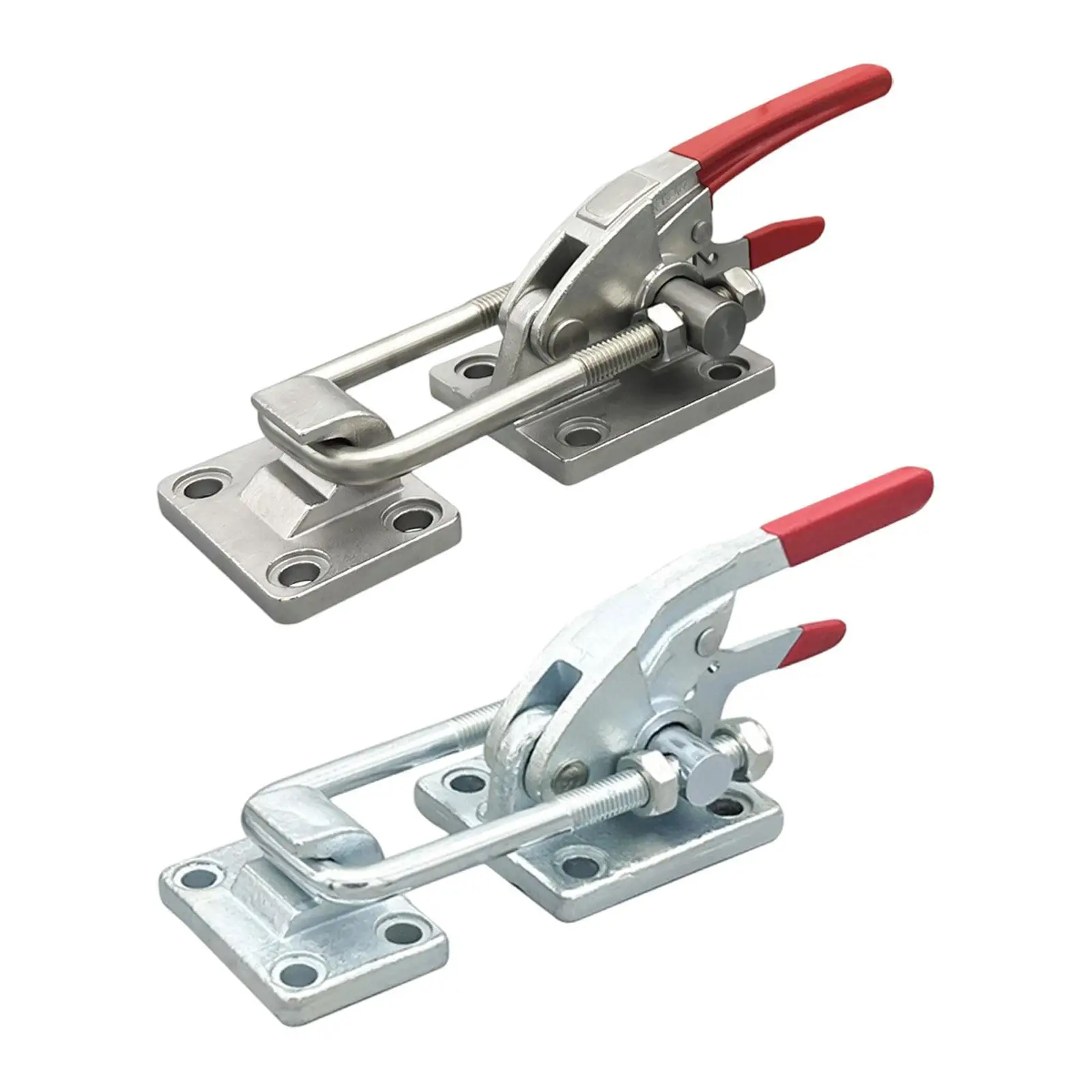 Durable Heavy Duty Toggle Clamp Latch 10.24 Inch Adjustable Mounting Distance U Bolt for Machine Hardware and Trailer