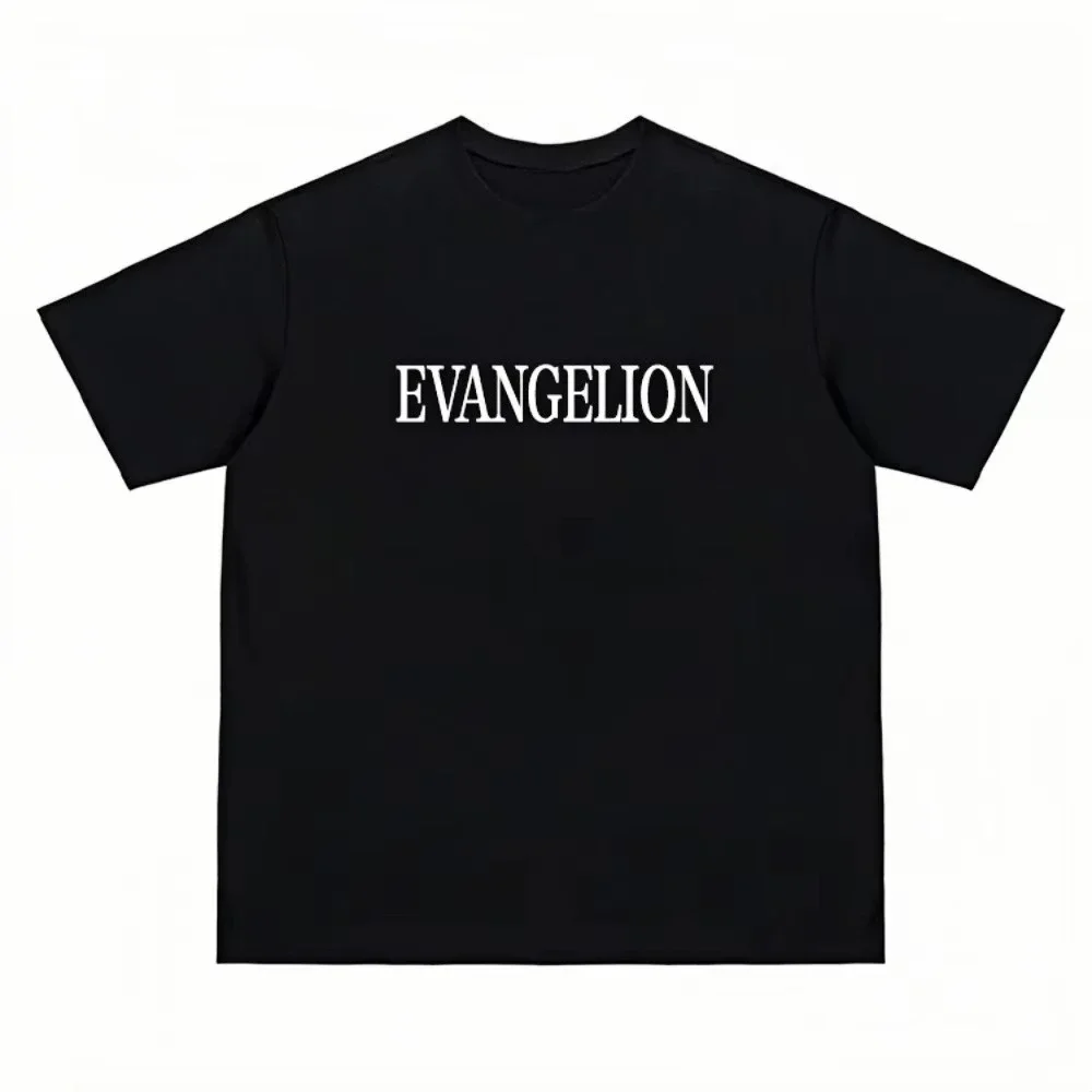 Evangelion EVA Second Angel Anime Print Tshirt Men Women Y2K Trendy Breathable Cotton Casual Fan Top 2026 New Summer
