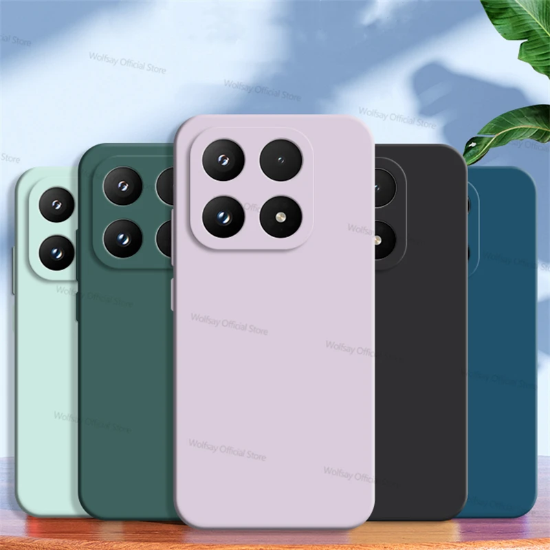 Para Xiaomi 17 Funda Xiaomi 17 17 Pro Max Funda de lujo TPU a prueba de golpes Funda protectora de silicona líquida para teléfono Xiaomi 17